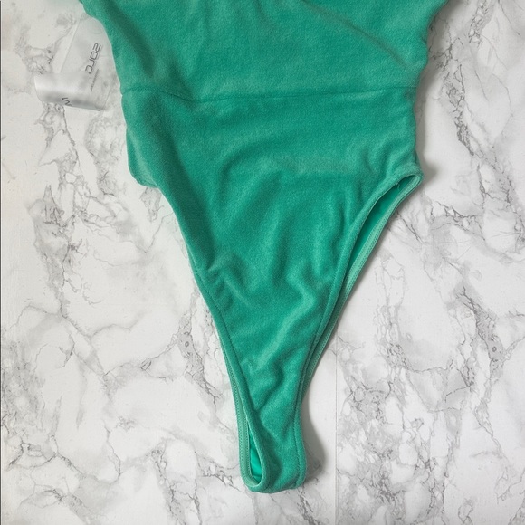 Solo Mio Swim Phyto One Piece Reversible Green Small Terry NWT - Picture 8 of 9
